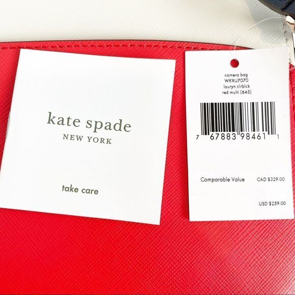 NEW - Kate Spade New York Lauryn Colorblock Camera Bag - Picture 10 of 11